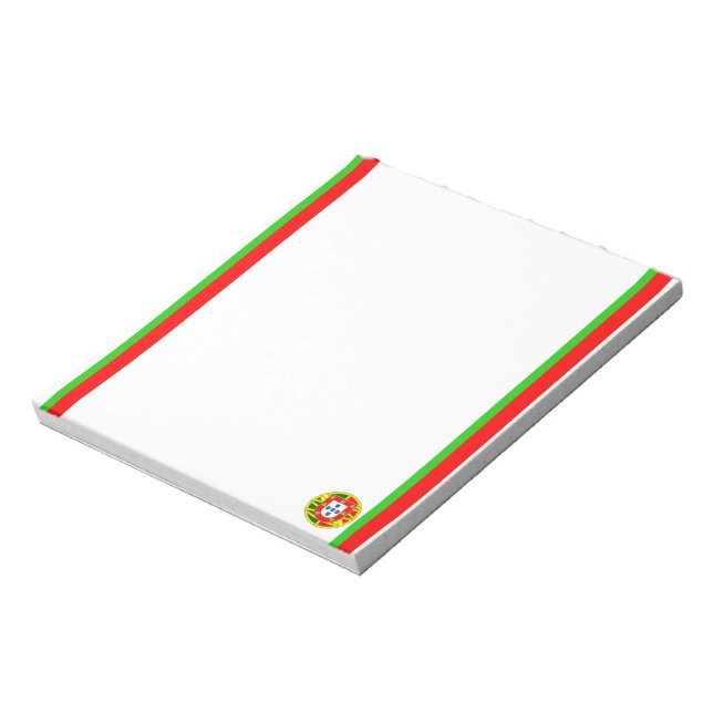 Portuguese stripes flag notepad (Rotated)