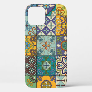 Portuguese Talavera Tile Design iPhone 12 Case