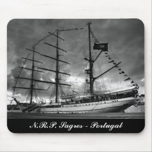 Portuguese tall ship mousepad