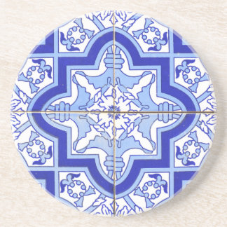 Portuguese Tile Blue and White Coaster