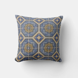 Portuguese tile cushion