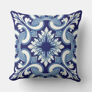 Portuguese tile cushion