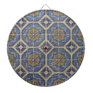 Portuguese tile dartboard