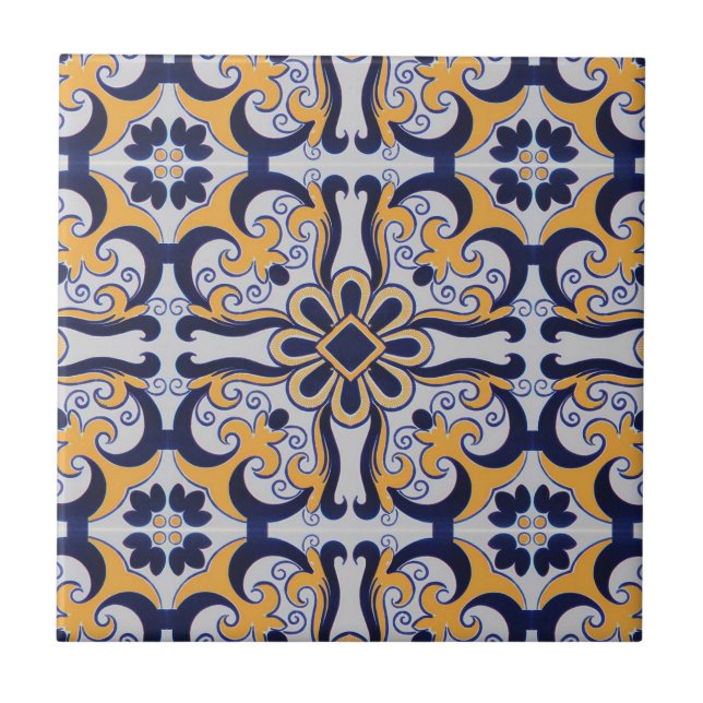 Portuguese tile pattern (Front)