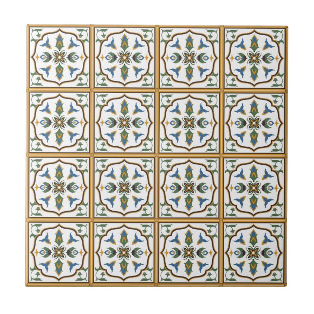 Portuguese Tile Pattern - Azulejos of Portugal (Front)