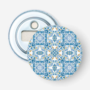 Portuguese Tile Pattern Bottle Opener