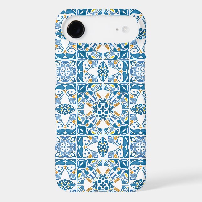Portuguese Tile Pattern Case-Mate iPhone Case (Back)