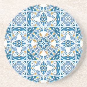 Portuguese Tile Pattern Coaster