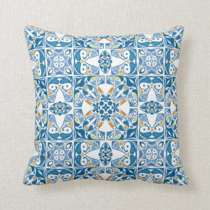 Portuguese Tile Pattern Cushion