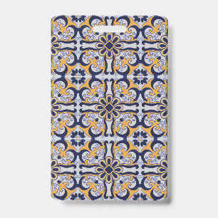 Portuguese tile pattern ID badge