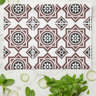 Portuguese tiles 2 - Igreja do Carmo Tea Towel