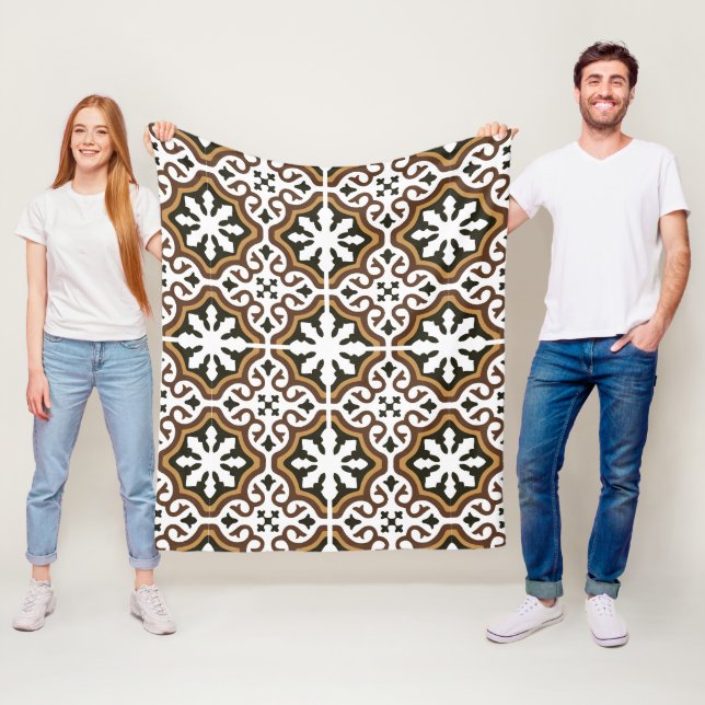 Portuguese tiles 3 fleece blanket (In Situ)