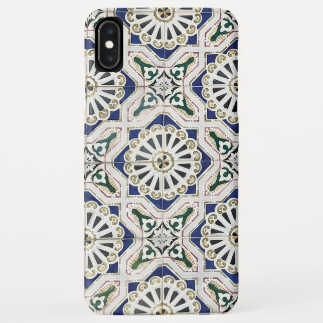 Portuguese Tiles - Azulejo Colourful Geometric Case-Mate iPhone Case (Back)