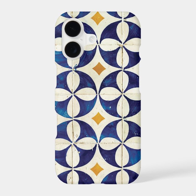 Portuguese Tiles - Azulejo Pattern Design (Back)