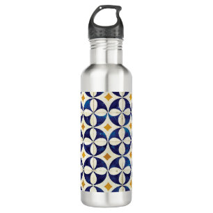 Portuguese Tiles - Azulejo Pattern Design 710 Ml Water Bottle