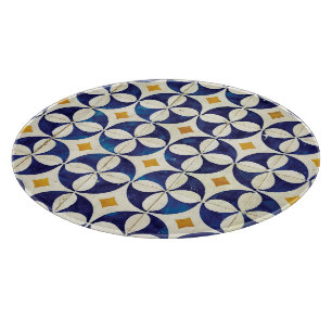 Portuguese Tiles - Azulejo Pattern Design Cutting Board