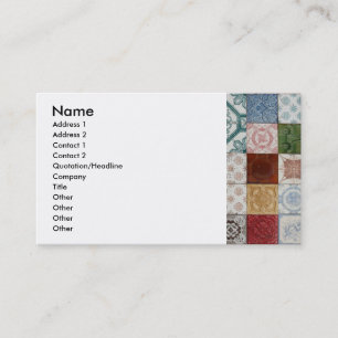 Portuguese tiles business card