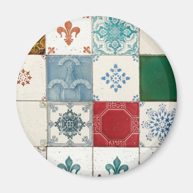 Portuguese tiles magnet (Front)