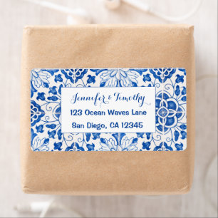 Portuguese Tiles Mediterranean Blue Wedding