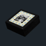 Portuguese Tiles Photo frame for family Christmas Gift Box<br><div class="desc">Blue and yellow "azulejos" is a Portuguese-inspired tile pattern that fits not only home décor objects but also wearables like clothing and accessories. The essence of this design, known as "azulejo, " traces its origins back to the Arabic phrase "small polished stone." Ceramic tiles belong to Portugal's rich history and...</div>