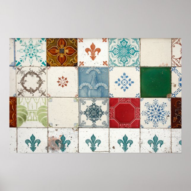 Portuguese tiles poster (Front)