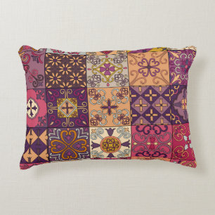 Portuguese tiles: talavera style pattern. decorative cushion