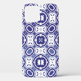 Portuguese vintage azulejo tiles. Minimal design. iPhone 12 Case