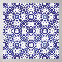 Portuguese vintage azulejo tiles. Minimal design. 