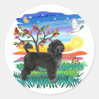 Portuguese Water Dog (#2) Classic Round Sticker
