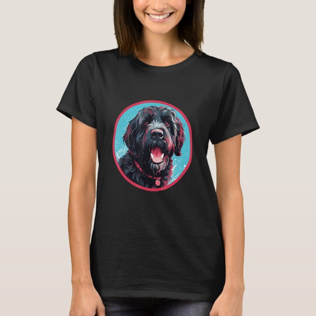 Portuguese Water Dog Breed Dog Design 1 T-Shirt (Front)