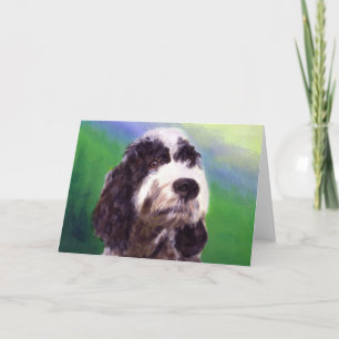 Portuguese Water Dog Card