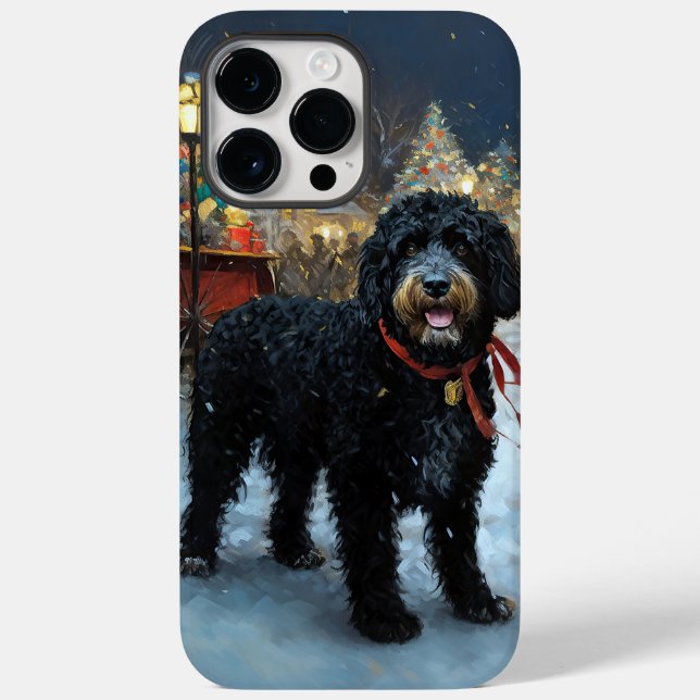 Portuguese Water Dog Christmas Festive Season Case-Mate iPhone Case (Back)
