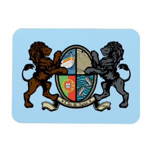 Portuguese Water Dog Crest Magnet