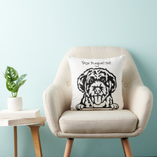 Portuguese Water dog Cushion