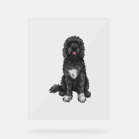 Portuguese Water Dog  Cute Dog Art 