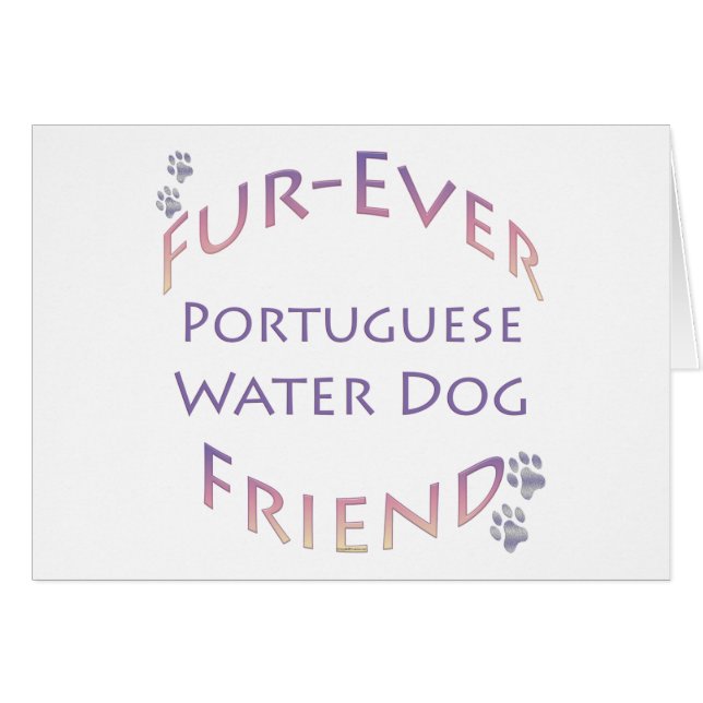 Portuguese Water Dog Furever (Front Horizontal)