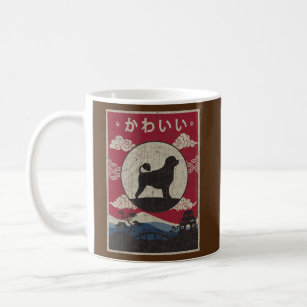 Portuguese Water Dog Japanese Design Kawaii Dog Coffee Mug