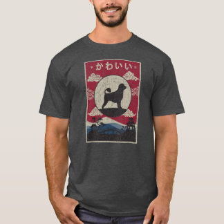 Portuguese Water Dog Japanese Design Kawaii Dog T-Shirt