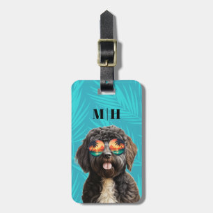 Portuguese Water Dog Luggage Tag
