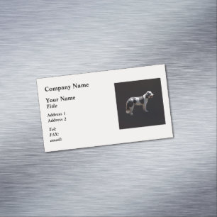 Portuguese Water Dog Magnetic Business Card