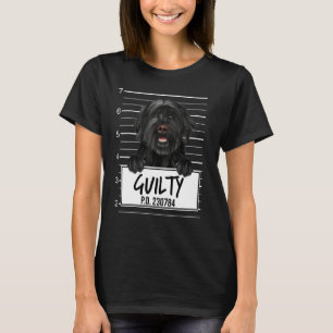 Portuguese Water Dog Mugshot Guilty Dog T-Shirt