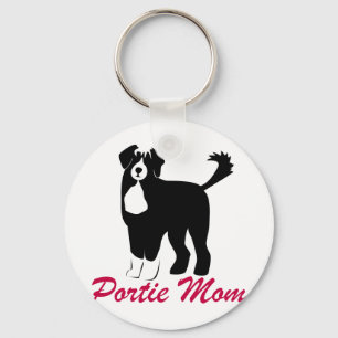 Portuguese Water Dog Mum Key Ring