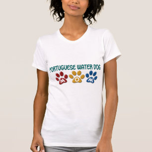 PORTUGUESE WATER DOG Mum Paw Print 1 T-Shirt