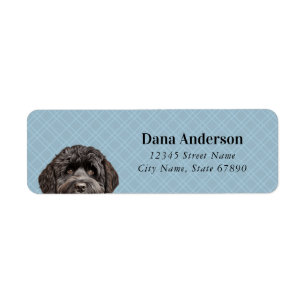 Portuguese Water Dog Return Address Labels