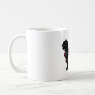 Portuguese Water Dog Standing with Float Line  Coffee Mug