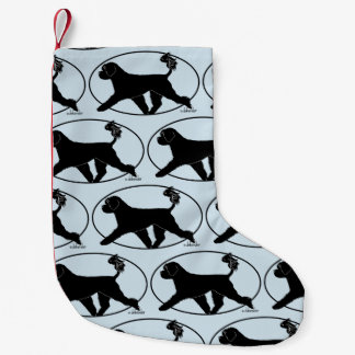 Portuguese Water Dog Trotting Retriever Small Christmas Stocking