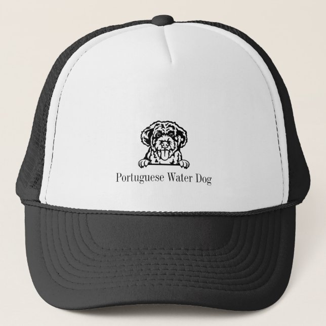 Portuguese Water Dog  Trucker Hat (Front)