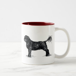 Portuguese Water Dog Two-Tone Coffee Mug