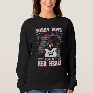 Portuguese Water Dog Valentines Day I Stole Her He Sweatshirt