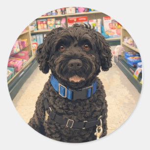 Portuguese Water Dogs Cute Anime Sticker